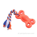 Toy de mastigar cachorro com produtos de estimação de corda de algodão